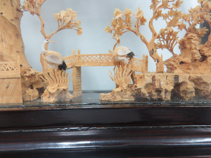 Asian Cork Diorama