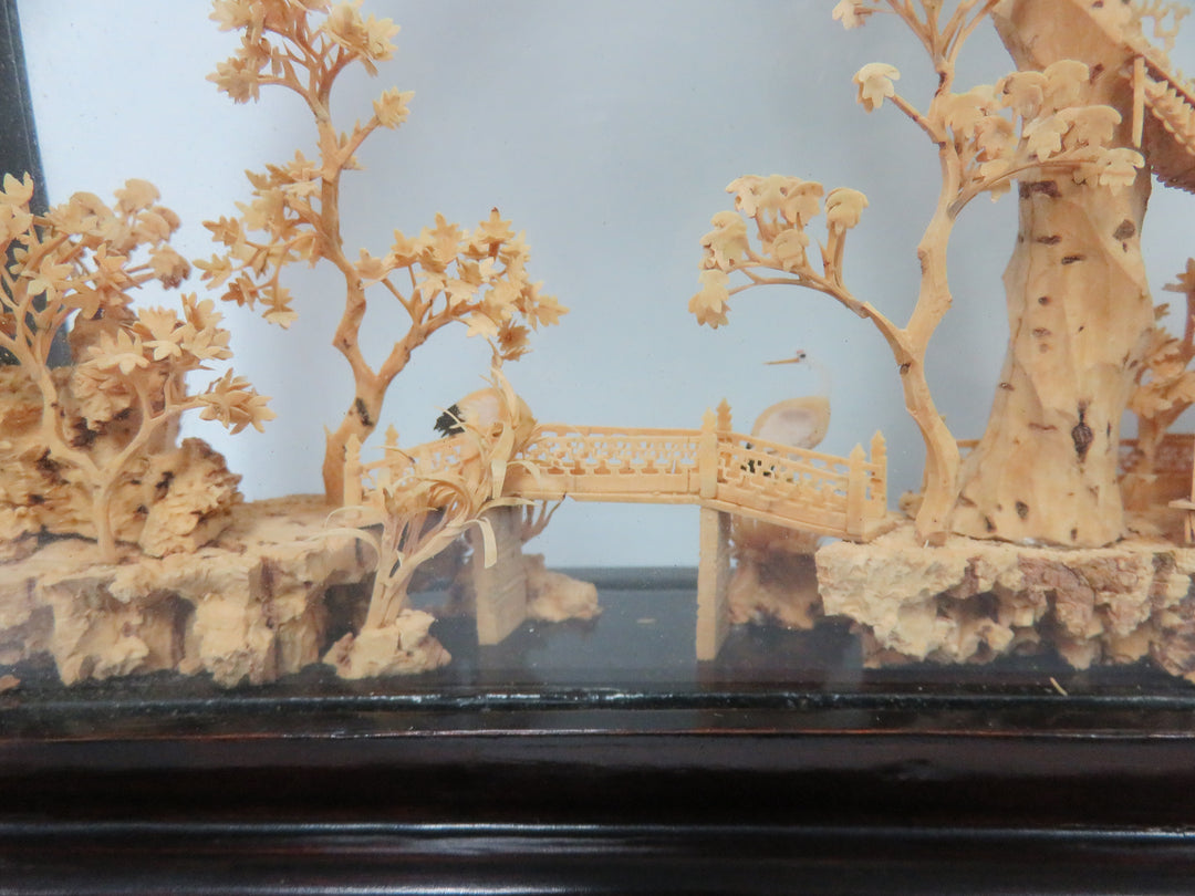 Asian Cork Diorama