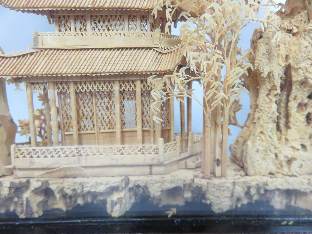 Asian Cork Diorama