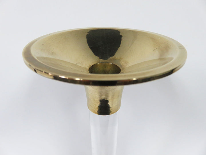 Frederick Cooper Lucite Column Candlesticks