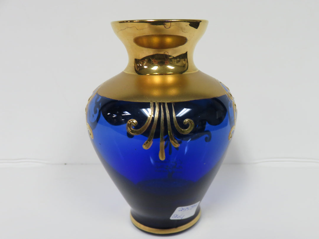 Antique Murrano Cobalt Vase