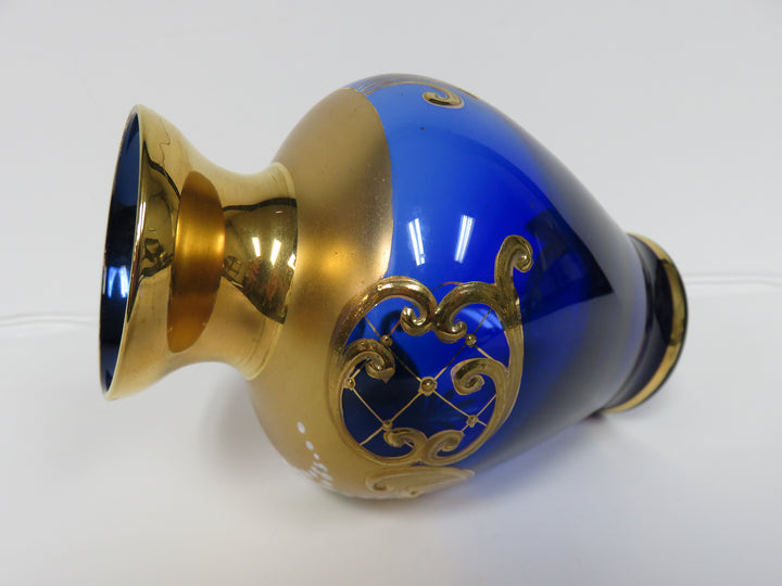 Antique Murrano Cobalt Vase