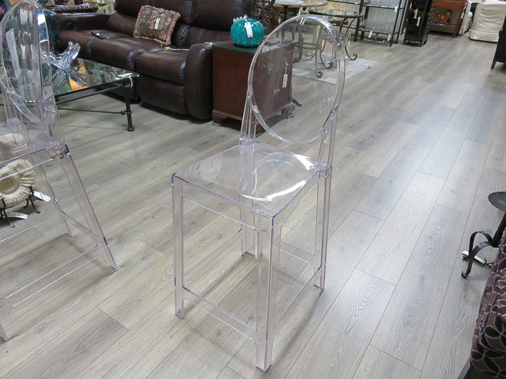 Acrylic Counter Stool Set
