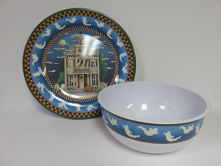 Sakura Halloween Serving Bowl & Platter
