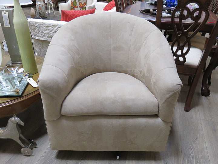 Taupe Swivel Chair
