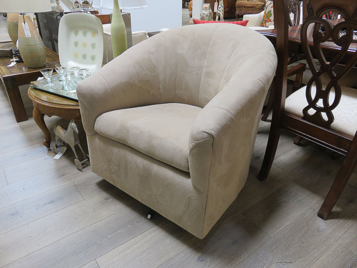 Taupe Swivel Chair