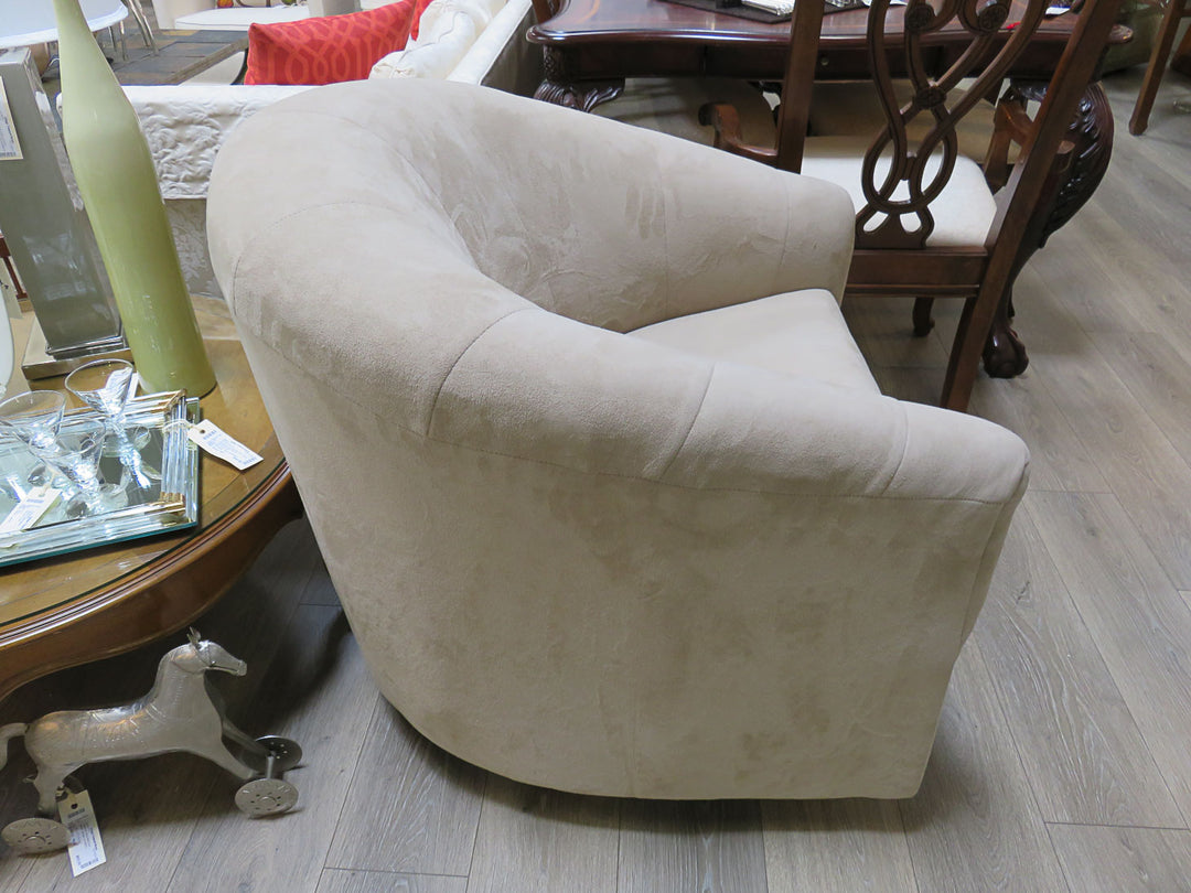 Taupe Swivel Chair
