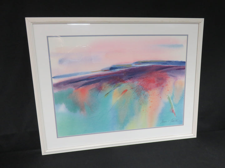 Pastel Abstract Landscape Print