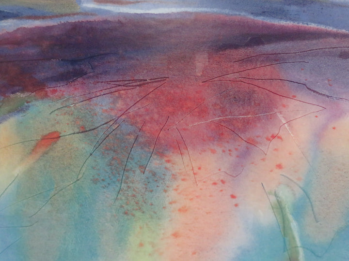 Pastel Abstract Landscape Print