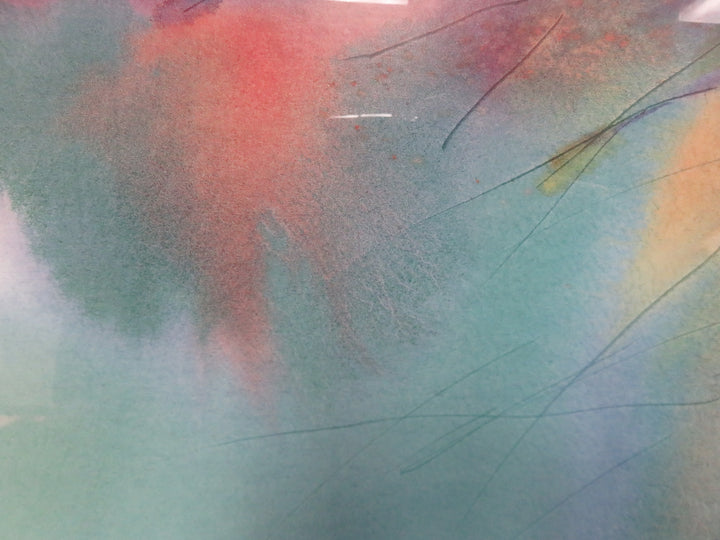 Pastel Abstract Landscape Print