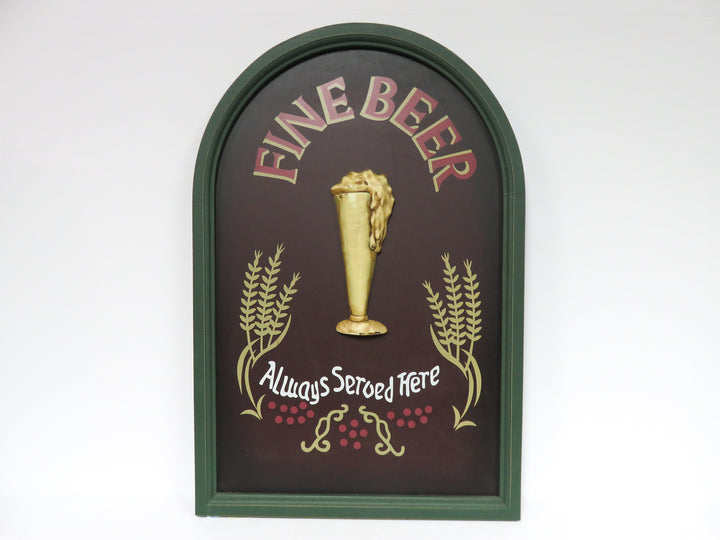 "Fine Beer" Wall Plaque