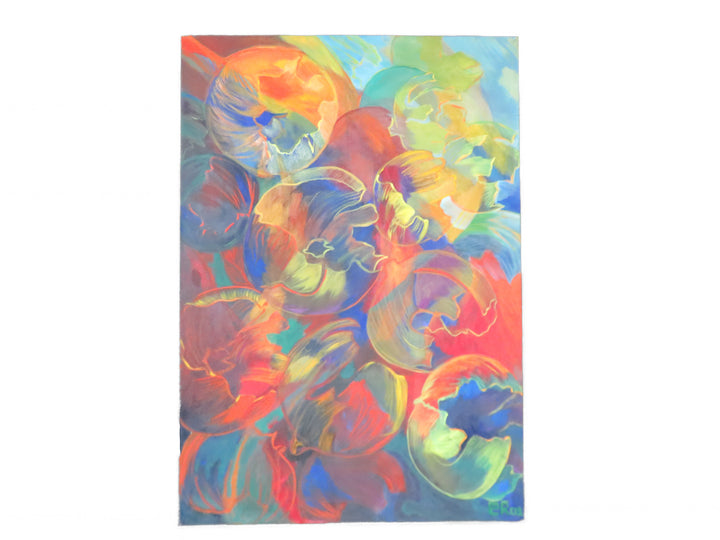Waterscape in Primary Colors