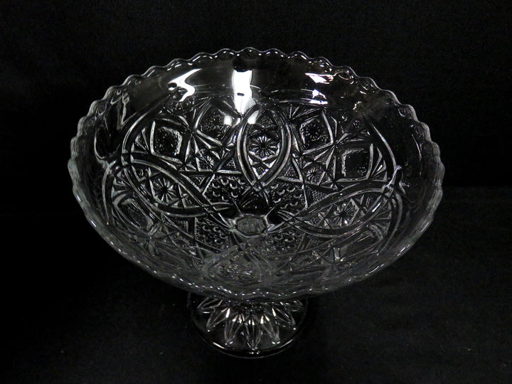 Pressed Glass Compote