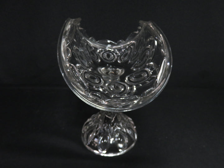 Vintage Pressed Glass Banana Boat