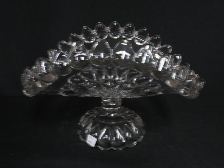 Vintage Pressed Glass Banana Boat
