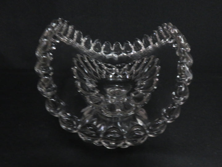 Vintage Pressed Glass Banana Boat