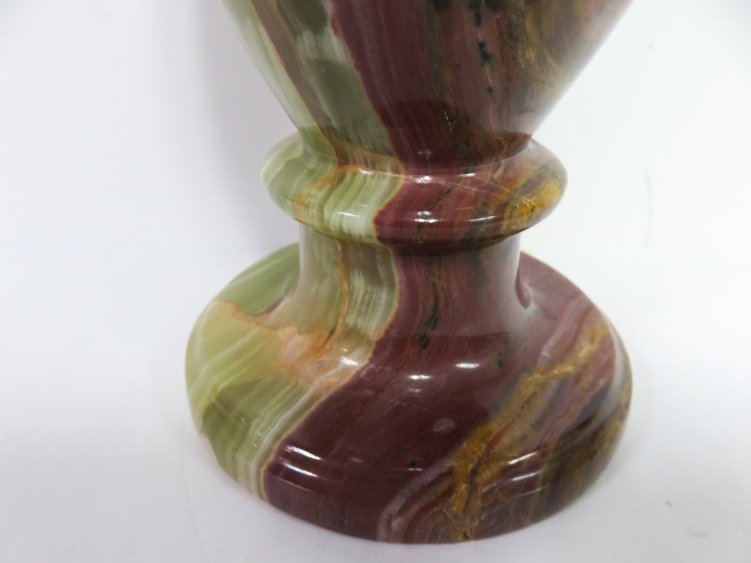 Vintage Onyx Pedestal Urn