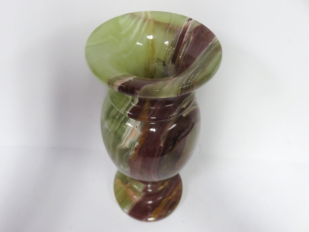 Vintage Onyx Pedestal Urn