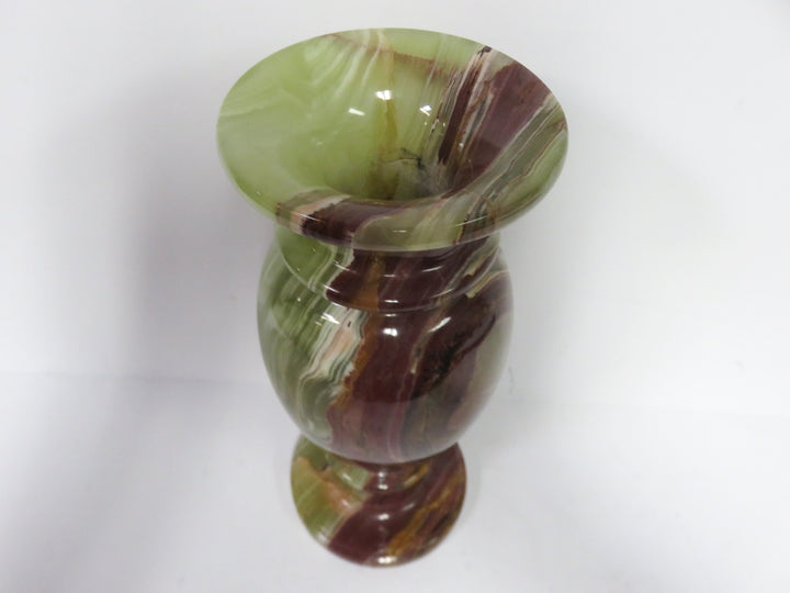 Vintage Onyx Pedestal Urn
