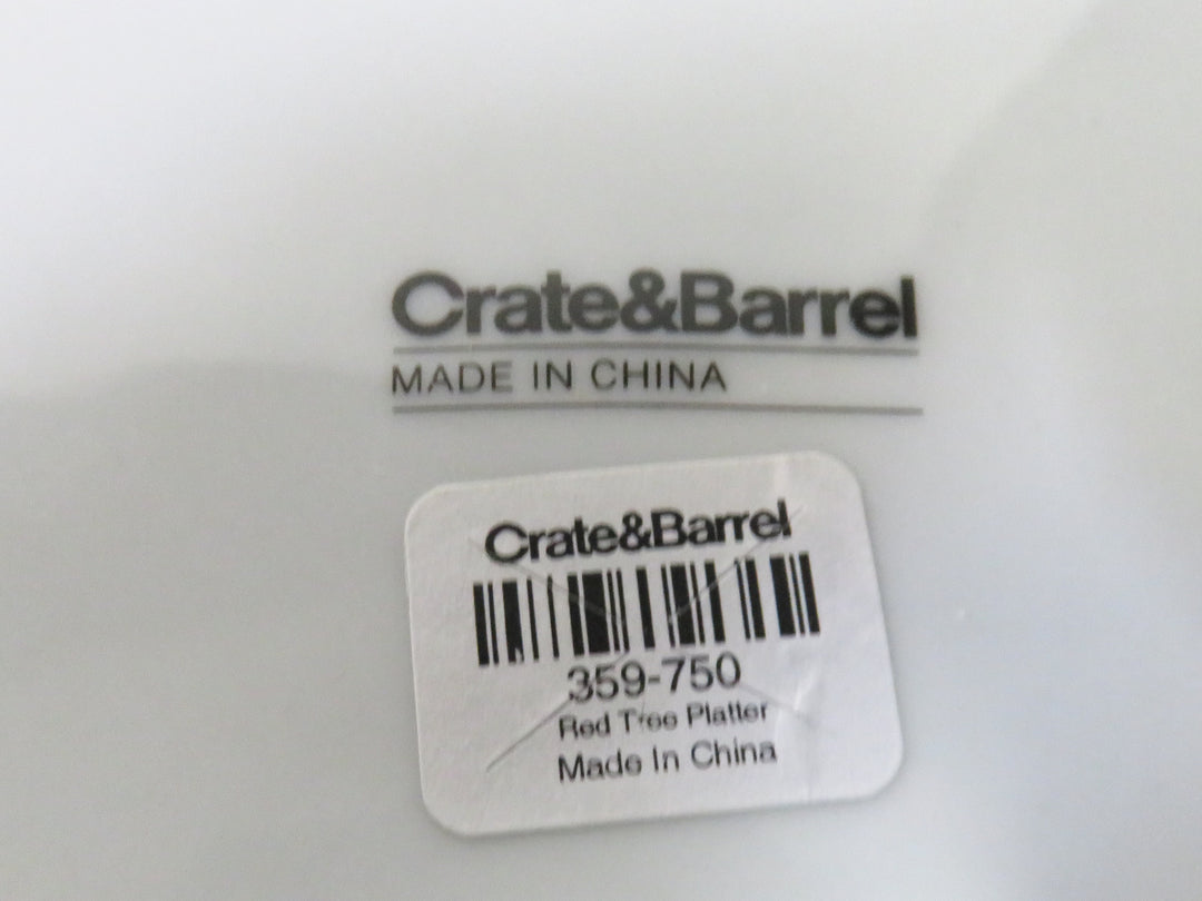 Crate & Barrel Christmas Platter