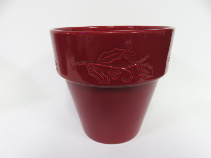 Trio of Red Planters
