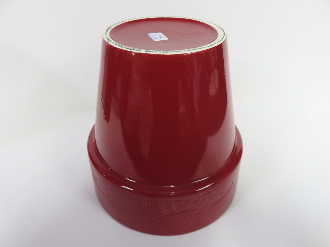 Trio of Red Planters