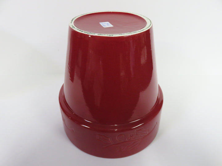 Trio of Red Planters