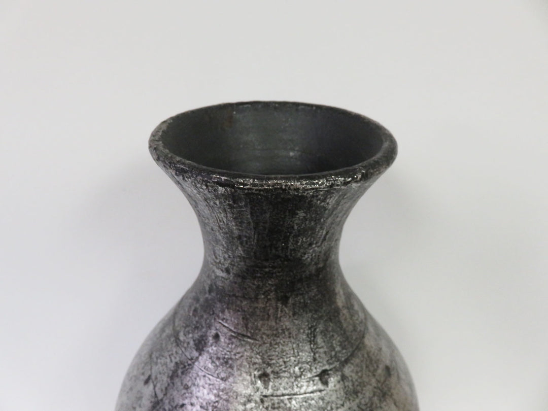 Distressed Silver Vase