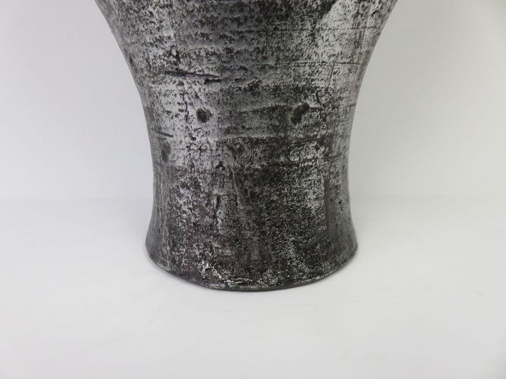 Distressed Silver Vase