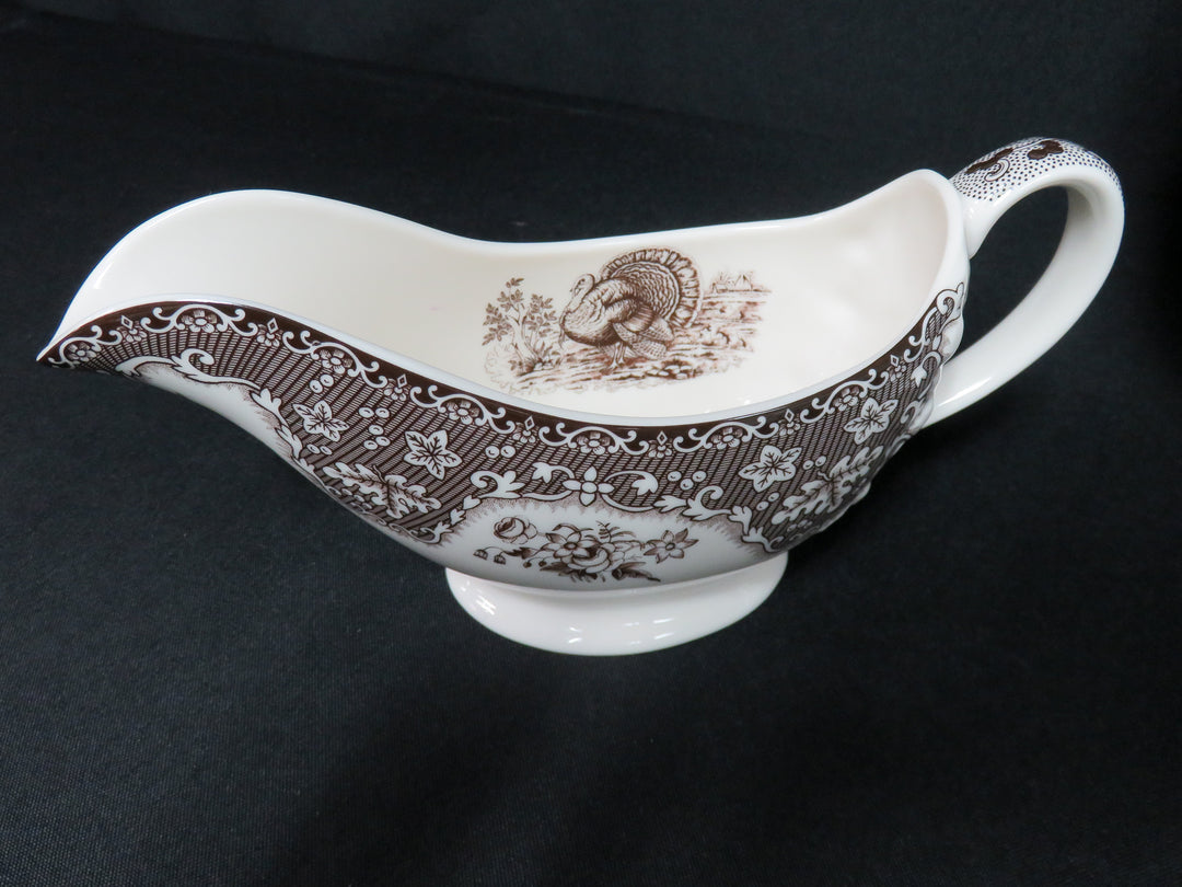 Spode Platter and Gravy Boat