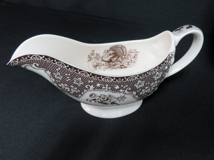 Spode Platter and Gravy Boat
