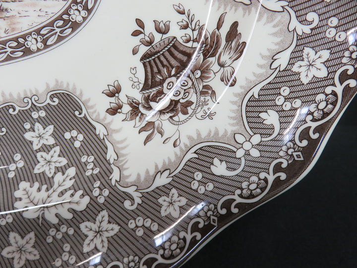 Spode Platter and Gravy Boat