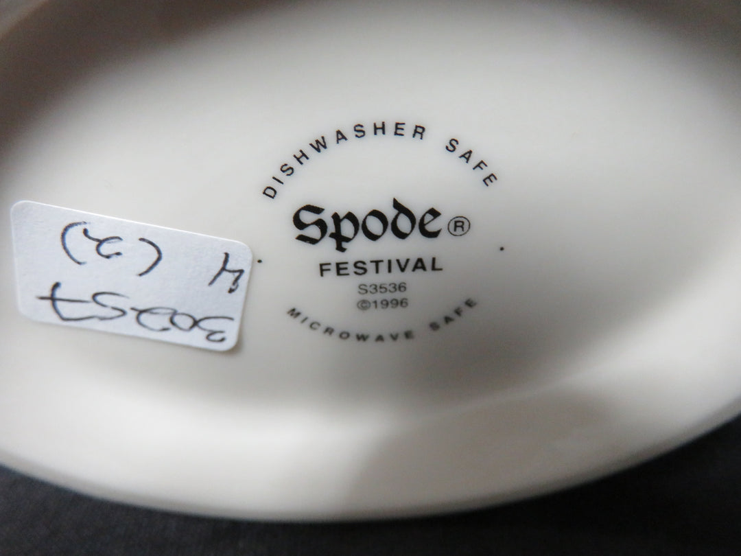 Spode Platter and Gravy Boat