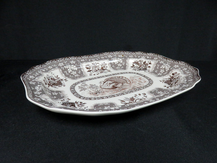Spode Platter and Gravy Boat