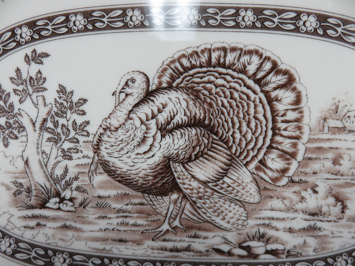 Spode Platter and Gravy Boat