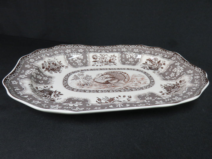 Spode Platter and Gravy Boat