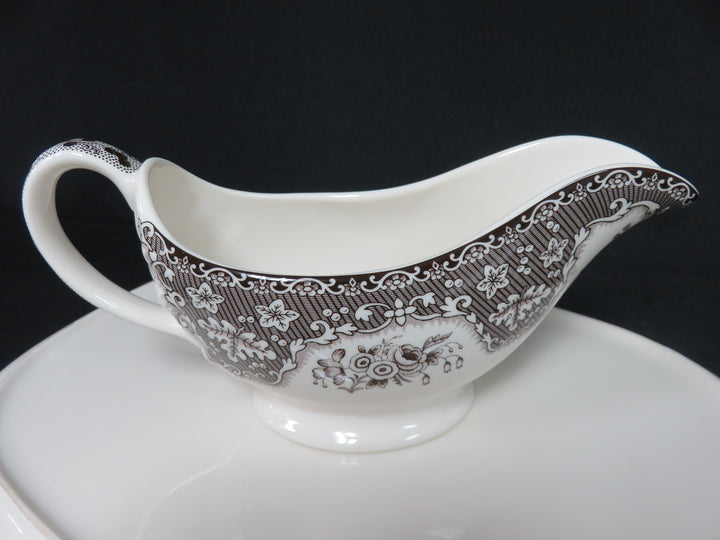 Spode Platter and Gravy Boat