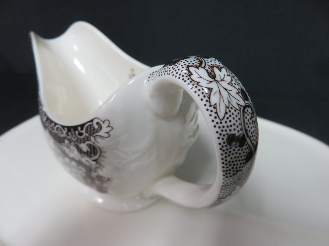Spode Platter and Gravy Boat