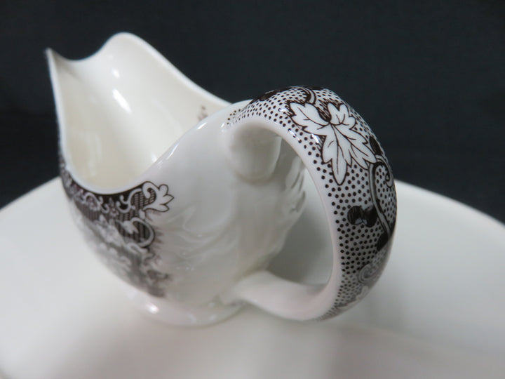 Spode Platter and Gravy Boat