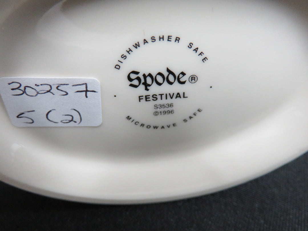 Spode Platter and Gravy Boat
