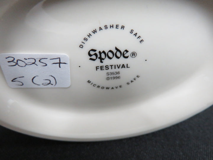 Spode Platter and Gravy Boat