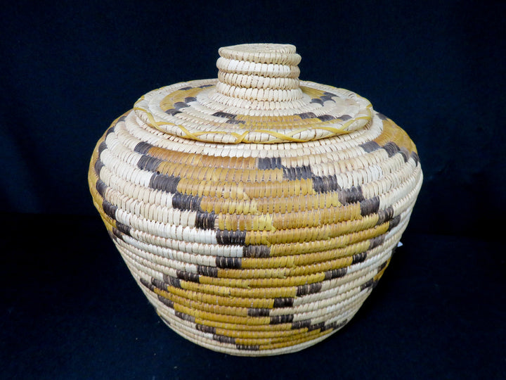 Native American Coiled Basket