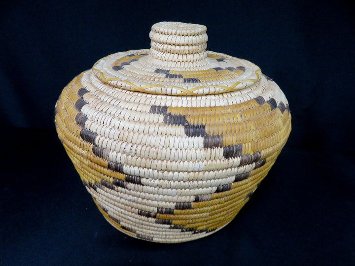 Native American Coiled Basket