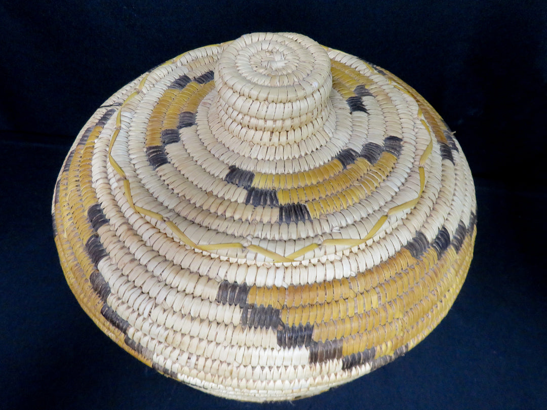 Native American Coiled Basket