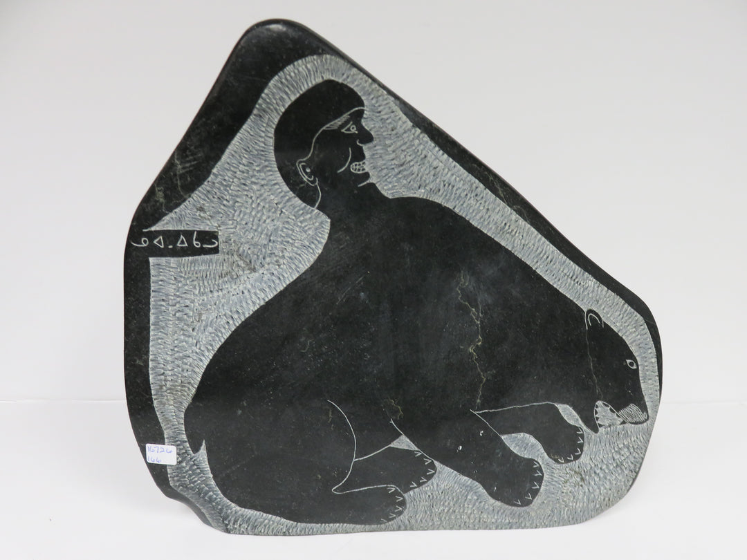 Noah Echalook Inuit Two-Sided Sculpture