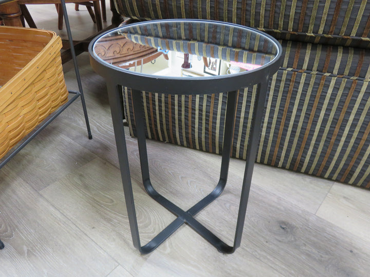 Petite Mirrored Accent Table