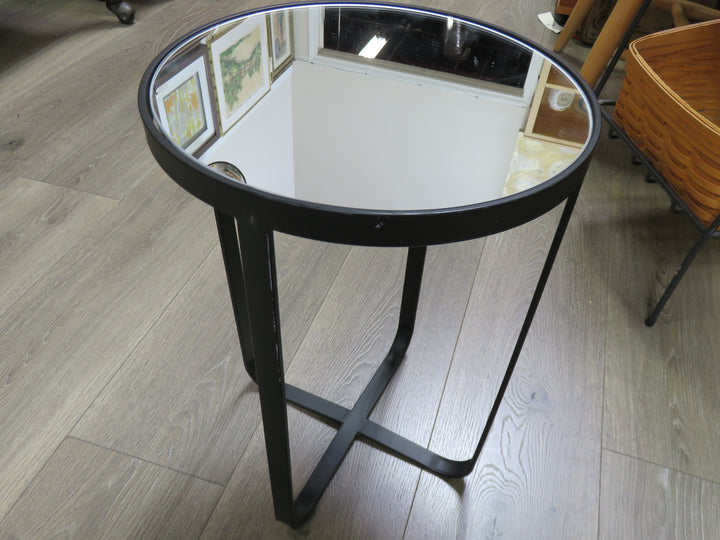Petite Mirrored Accent Table
