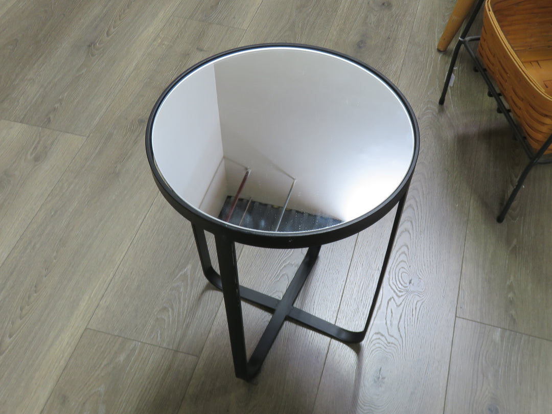 Petite Mirrored Accent Table