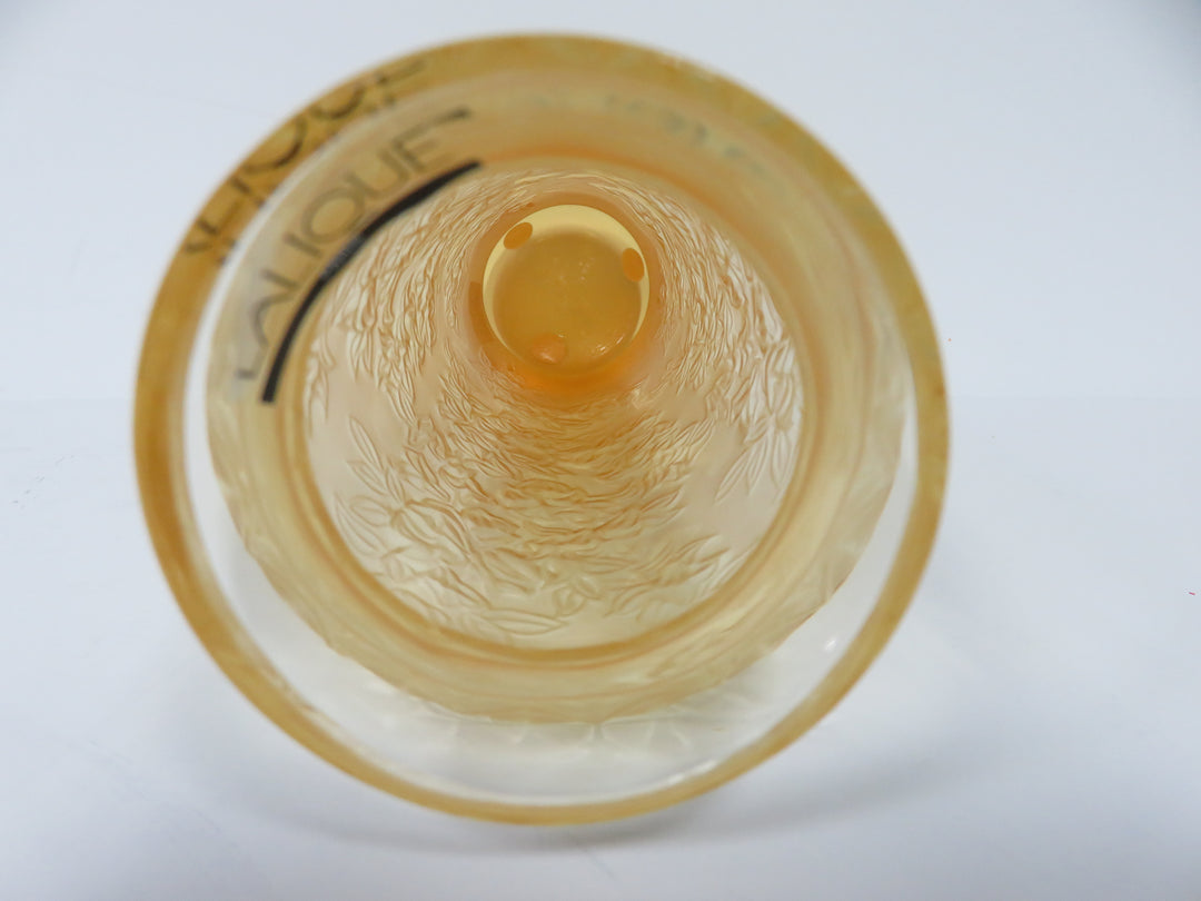 Llalique Bougainvillea Amber Vase