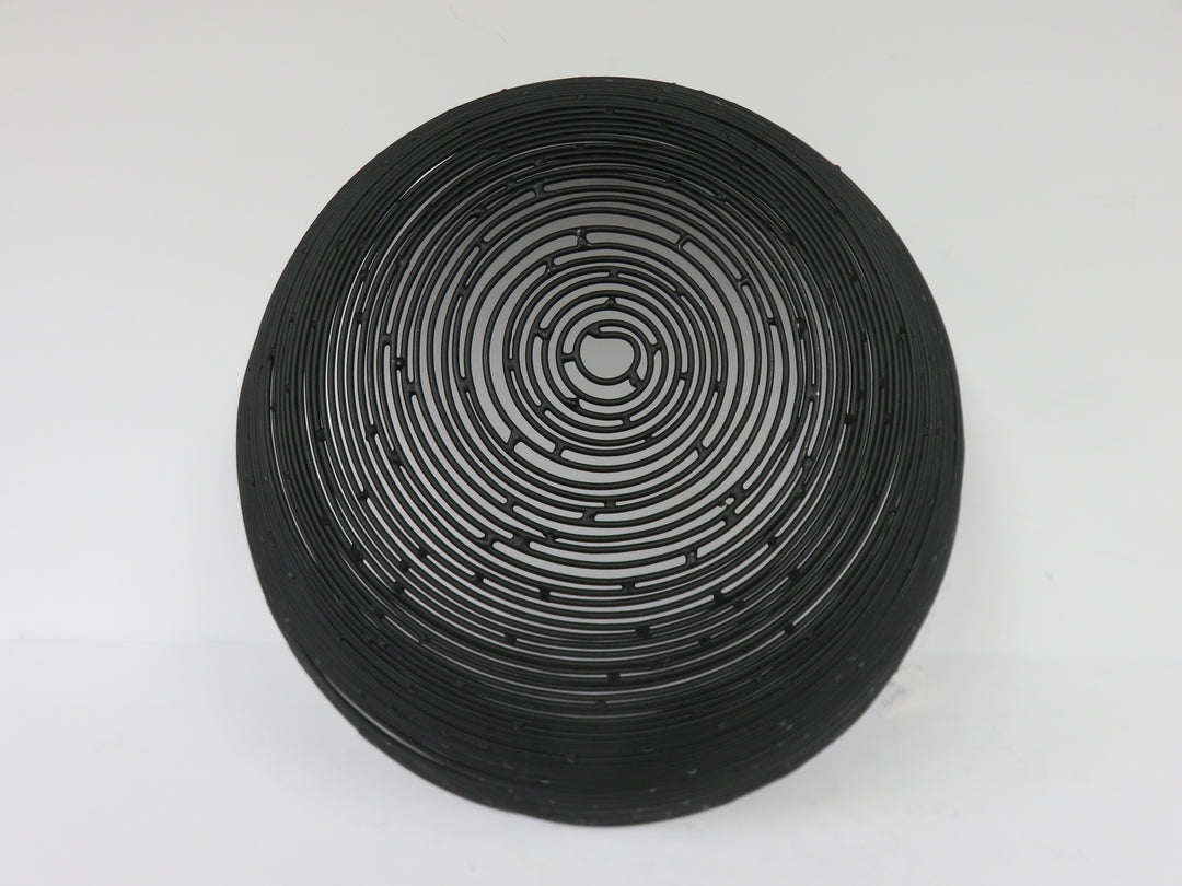 Black Modern Wire Bowl